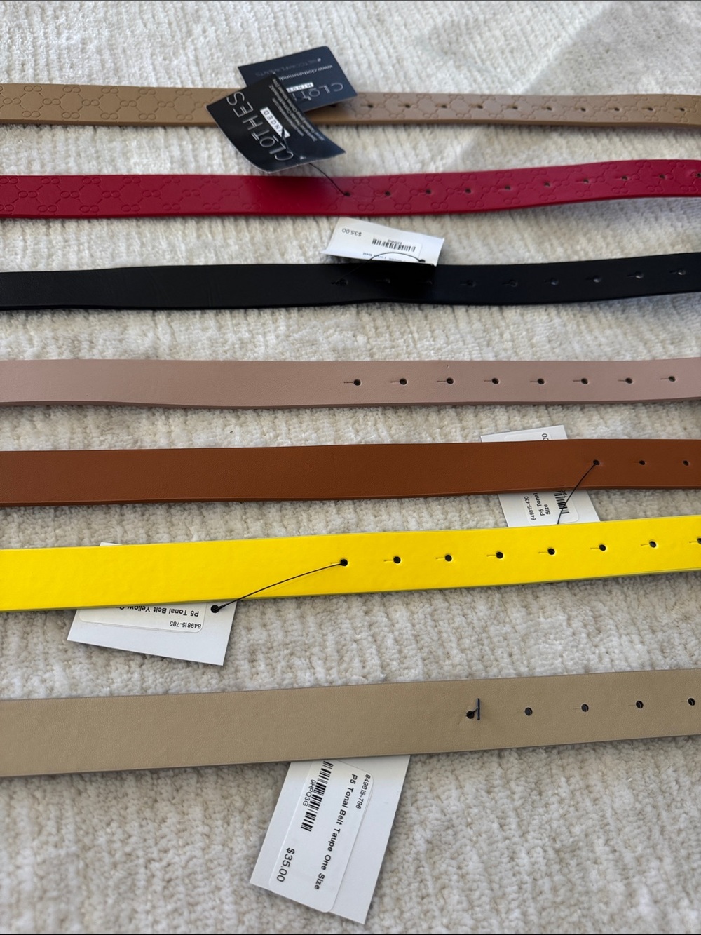 NWT Clothes Minded Boutique Double Ring Buckle Belt | Multiple Colors Available - Picture 6 of 6